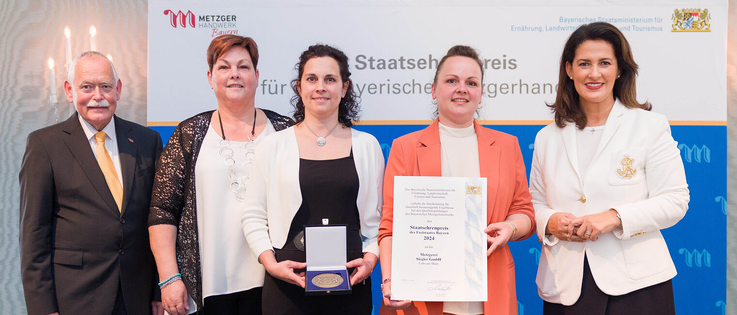 Staatsehrenpreis Metzgerhandwerk 2024 - Metzgerei Siegler aus Lohr am Main