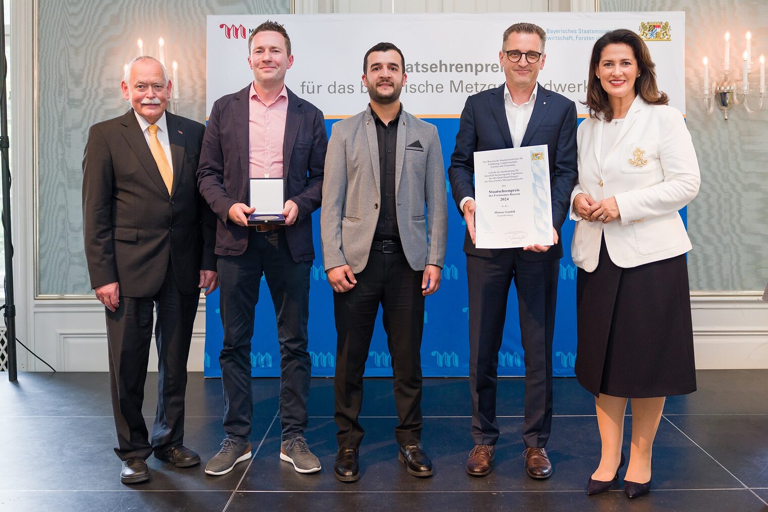 Staatsehrenpreis Metzgerhandwerk 2024 - Metzgerei Häuser aus Aschaffenburg